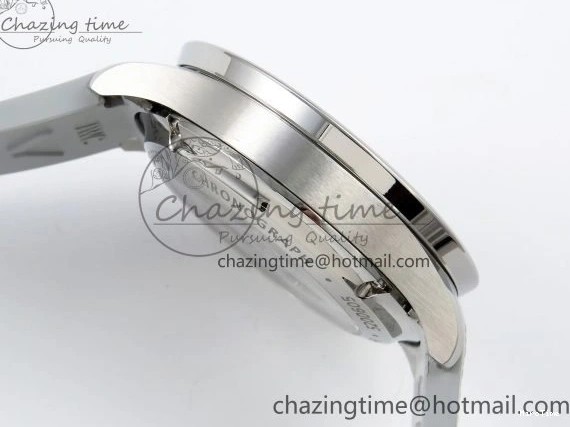 MIROTIME 0212 Portuguese Chrono IW3716 Z+F 1:1 Best Edition White Dial on Gray Rubber Strap A WrinkleFree 7014